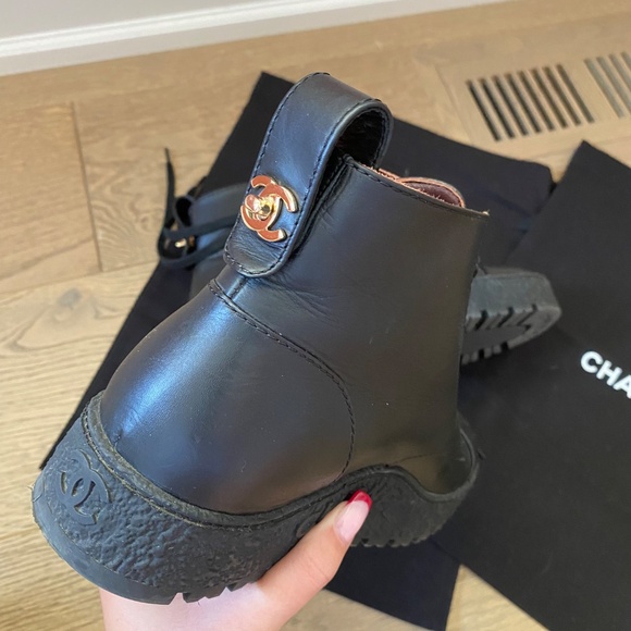 Chanel Leather Boots - Picture 7 of 10